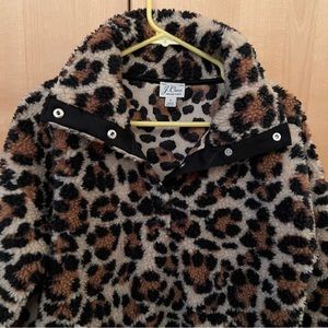 J.Crew leopard pullover
